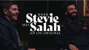 جيرارد يعترف لمحمد صلاح: ابني يُحبك أكثر مني.. إنه مهووس بك (فيديو)