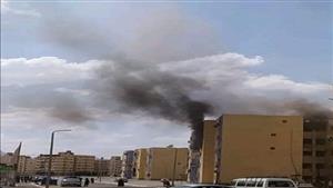 تفحم شاب وإصابة والده وشقيقه في حريق شقة بالسويس