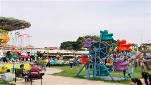 العيد فرحة.. حدائق الري بالقناطر الخيرية تستقبل الزائرين -صور