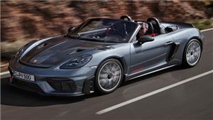 بورشه تطلق سيارتها 718 Spyder RS بأقوى محرك بوكستر