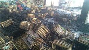 اندلاع حريق داخل سوق الجملة في أكتوبر