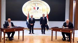 مدبولي يشهد توقيع عدد من الوثائق بين مصر وفلسطين