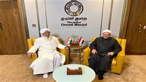 المفتي يبحث مع نظيره الهندي تدريب علماء الهند على الإفتاء