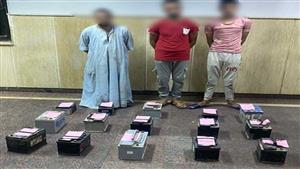بعد 15 واقعة.. ضبط عصابة سرقة بطاريات سيارات في المنيا
