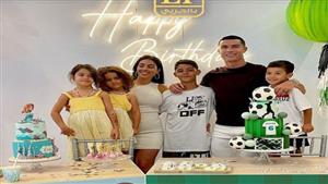 جورجينا تحتفل بعيد ميلاد توأم كريستيانو رونالدو