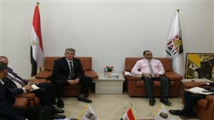 بالصور- رئيس جامعة طيبة التكنولوجية يستقبل وفد الهيئة العربية للتصنيع