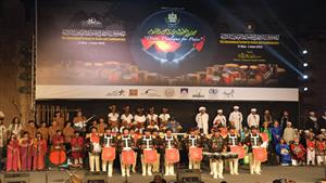 الموسيقات العسكرية تشارك في فعاليات المهرجان الدولي للطبول 