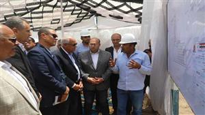محافظ الجيزة يتابع محطات معالجة الصرف الصحي بأم دينار ومياه الشرب بمنشأة القناطر
