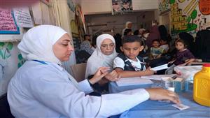 صحة الإسكندرية: علاج 1642 مريضا في قافلة حياة كريمة بالعجمي- صور