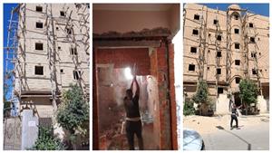 رئيس جهاز مدينة ٦ أكتوبر: إزالة مخالفات البناء بالحي الأول ورفع الإشغالات بمحور جمال عبد الناصر 