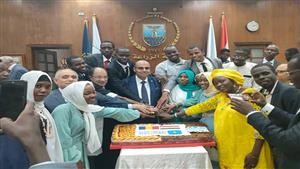 جامعة الاسكندرية تكرم طلاب فرع تشاد في ختام البرنامج التدريبي - صور