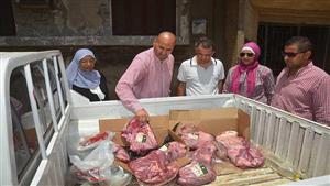 ضبط طن لحوم مجمدة فاسدة في بني سويف 