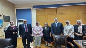 آداب عين شمس تستقبل الدعم الفني لدعم برنامج ليسانس اللغة الفرنسية بنظام الساعات المعتمدة