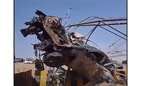 فيديو مروع.. تفحم 3 طلاب سعوديين اصطدمت سيارتهم ببرج كهرباء