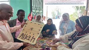 بالصور- افتتاح معرض "أيادي مصر" للمشغولات اليدوية في أسوان