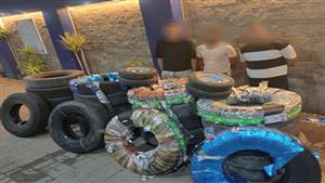 سرقوا 36 إطار سيارة.. القبض على المتهمين بسرقة مخزن بالقليوبية