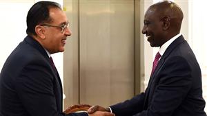 الرئيس الكينى يستقبل رئيس الوزراء على هامش مشاركته في اجتماعات قمة أفريقيا للمناخ 