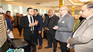 محافظ بني سويف يفتتح المعرض السنوي للمسابقة العالمية للعلوم والهندسة " ISEF"