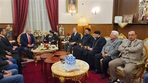 بالصور.. وفد نادي قضاة بورسعيد يزور الكاتدرائية الأرثوذكسية للتهنئة برأس السنة الميلادية