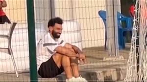 محمد صلاح يظهر في تدريبات منتخب مصر اليوم (فيديو)