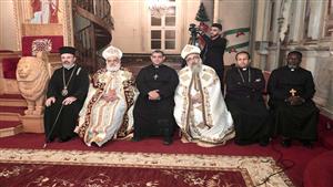 بالصور.. قداس عيد الميلاد المجيد بالكاتدرائية المرقسية بالإسكندرية