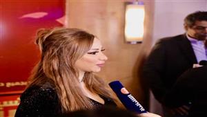 بالصور.. غادة طلعت تصل العرض الخاص لفيلم "بنسيون دلال" 