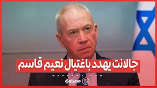 رد قوي من فضل الله على تهديدات وزير الدفاع الإسرائيلي ..  نعيم قاسم مستعد للتصدي للعدوان