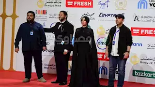 بالصور.. فريق عمل الفيلم السعودي "ثقوب" يحتفل بعرضه في مهرجان القاهرة السينمائي 