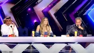 باسم يوسف يغازل ريا أبي راشد في برنامج "Arabs Got Talent".. ونجوى كرم تتدخل (فيديو)