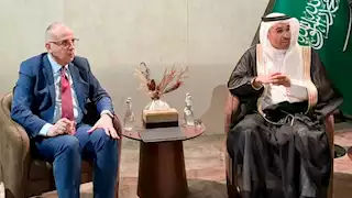 وزير الري يلتقي رئيس هيئة المياه السعودية بالرياض