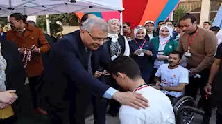 "طريقنا واحد".. ماراثون فى جامعة الزقازيق لتعزيز دمج ذوي الإعاقة -صور 