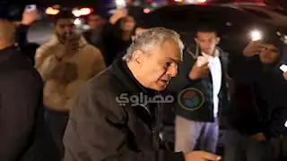 محمود سعد والبزاوي وعمرو يوسف.. 20 صورة من جنازة الراحل نبيل الحلفاوي 