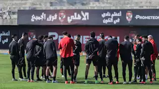 كواليس مران الأهلي لمواجهة شباب بلوزداد في دوري أبطال أفريقيا