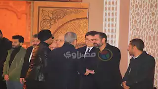 بـ لوك غريب.. محمد رمضان يصل عزاء الراحل نبيل الحلفاوي- صور