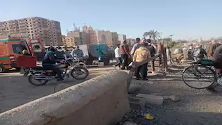 مصرع شاب صدمه قطار بمزلقان المعلمين في أسيوط