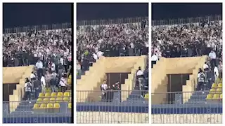 "أعظم نادي".. جماهير الزمالك تدعم لاعبي الفريق خلال مواجهة طلائع الجيش