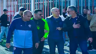 جوميز وميكالي في الزمالك لحضور مباراة القمة