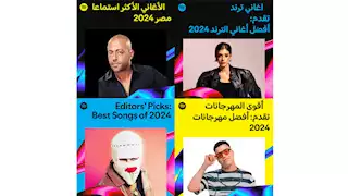 Spotify يكشف عن الأغاني الأكثر استماعا في مصر عام 2024