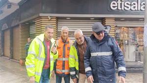 رئيس "صرف صحي الإسكندرية" يتفقد كسح الأمطار بسان ستيفانو - صور