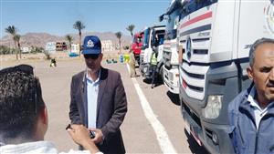 تزويد مدينة دهب بـ 21 معدة نظافة جديدة  - صور