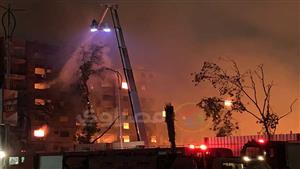 ترميم أو إزالة.. لجنة هندسية تفحص العقارات المتضررة من حريق استوديو الأهرام 