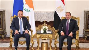 الرئيس القبرصي: مصر ركيزة الاستقرار ونرفض نزوح المدنيين الفلسطينيين