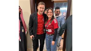 توتي بقميص الأهلي في نهائي كأس مصر بالسعودية