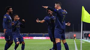 "هاتريك رونالدو".. موسيماني يتلقى 5 أهداف من النصر في الشوط الأول