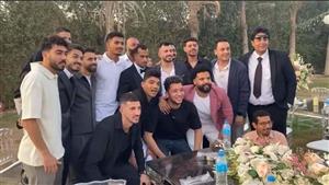 بينهم السعيد.. زفاف لاعب الزمالك بحضور نجوم الفريق (صور)