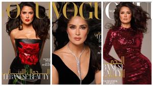 بعنوان "الجمال اللبناني".. سلمى حايك تتصدر غلاف "Vogue" العربية لعدد شهر مايو 