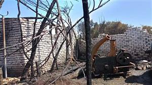 مصاب في حريق التهم حظيرة ماشية في بني سويف