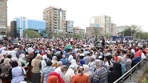 "تعاطفًا مع غزة".. مسيرات شعبية تجوب شوارع الشرقية لدعم القضية الفلسطينية (صور)