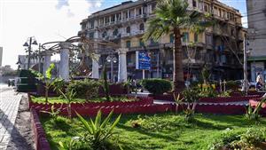 بالصور.. افتتاح أعمال تطوير ميدان "سينما ريكس" بالإسكندرية