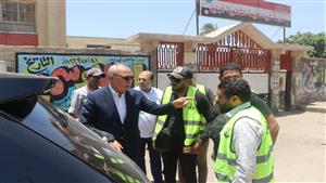 محافظ القليوبية يتابع منظومة النظافة الجديدة بالخصوص وشبرا الخيمة 
